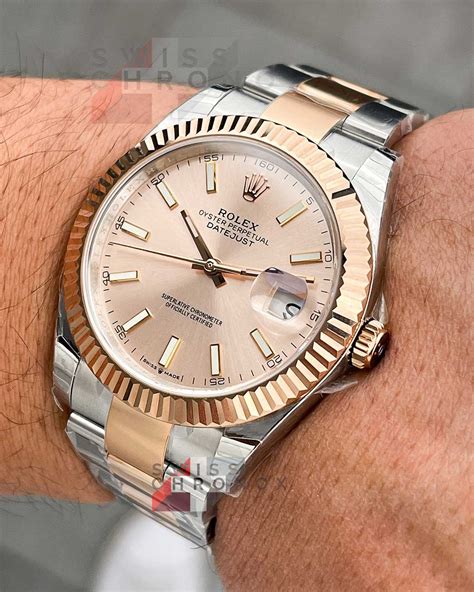 two-tone gold rolex|rolex datejust 41 rose gold.